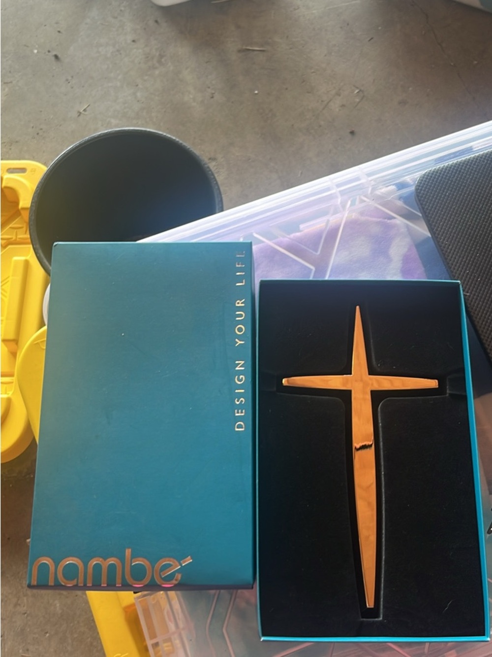 Silver Nambe cross